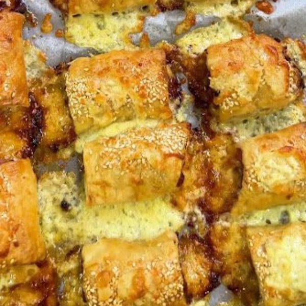 BBQ Bacon Cheeseburger Sausage Rolls BBQ Bacon Cheeseburger Sausage Rolls