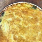 Chicken and Leek Pie cooked