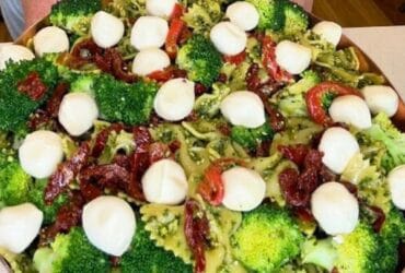 Christmas Pasta Salad dish