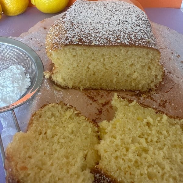 Lemon Cake serve lemon cake served