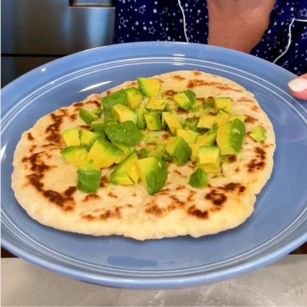 2 ingredient flat bread 2 ingredient flat bread served