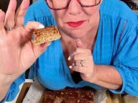 anzac slice cooked
