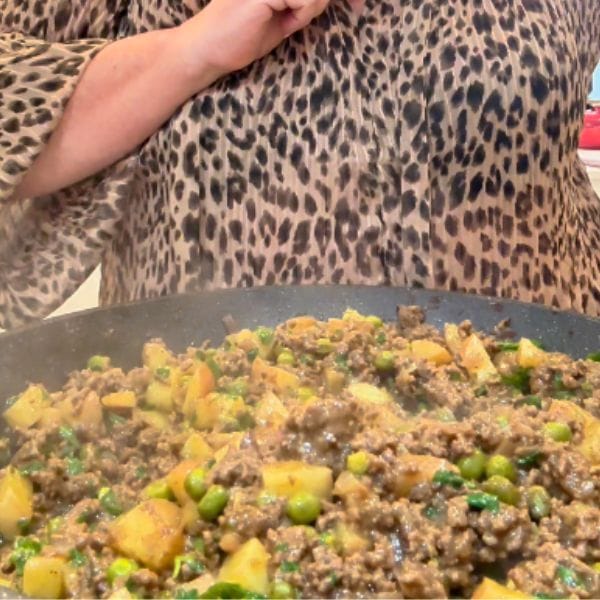 Beef Keema Beef Keema cooked
