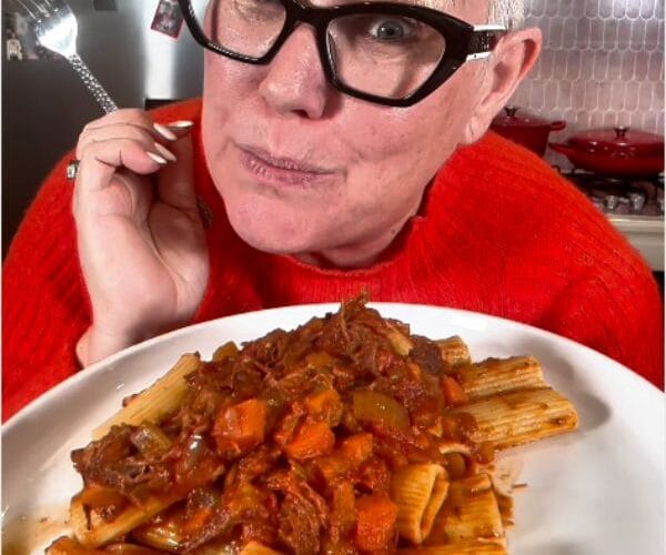 Beef Ragu served