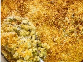 Cheese Burger Mac and Cheese cooked