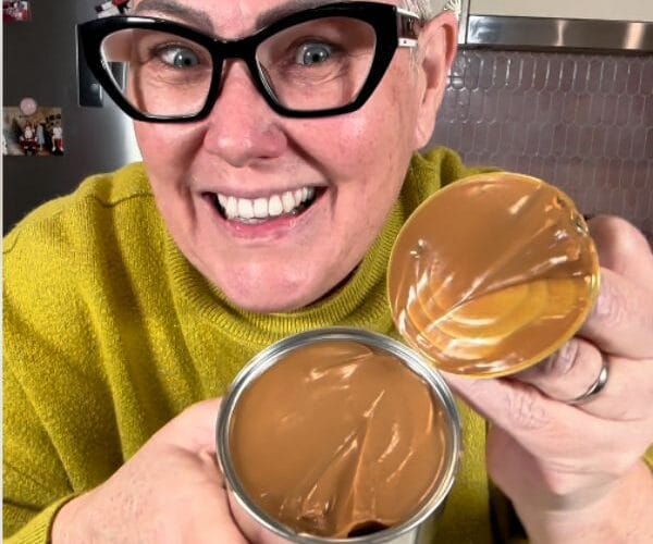 caramel condensed milk cooked