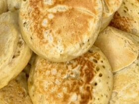 Crumpets cooked