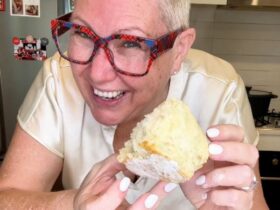 Lemonade Scones served