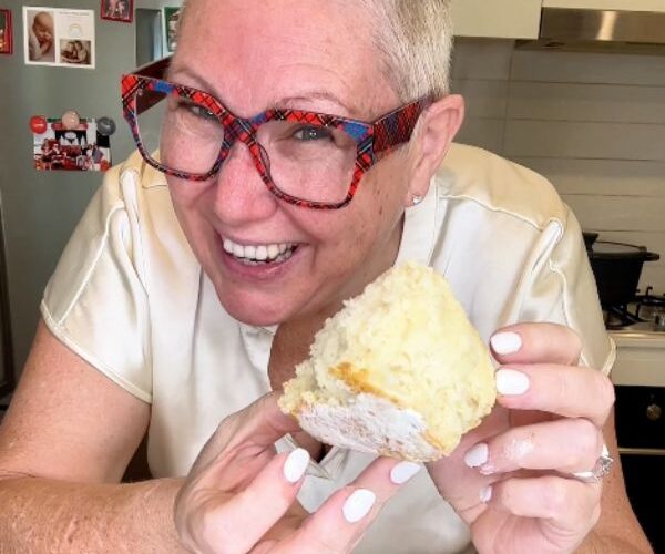 Lemonade Scones served