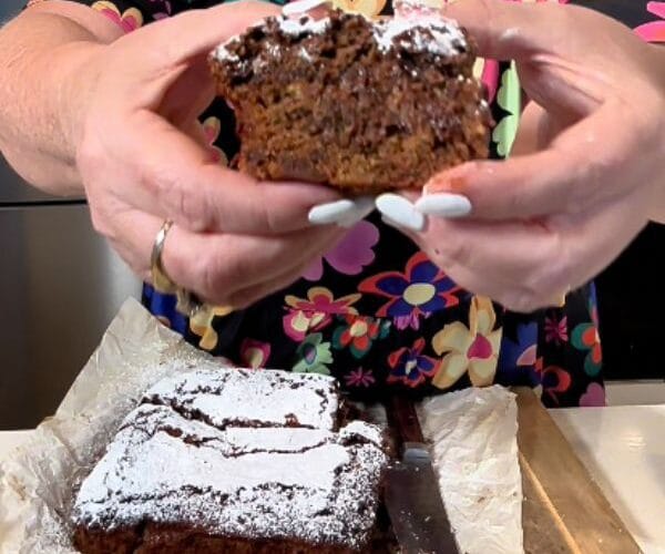 Chocolate Zucchini Cake sliced