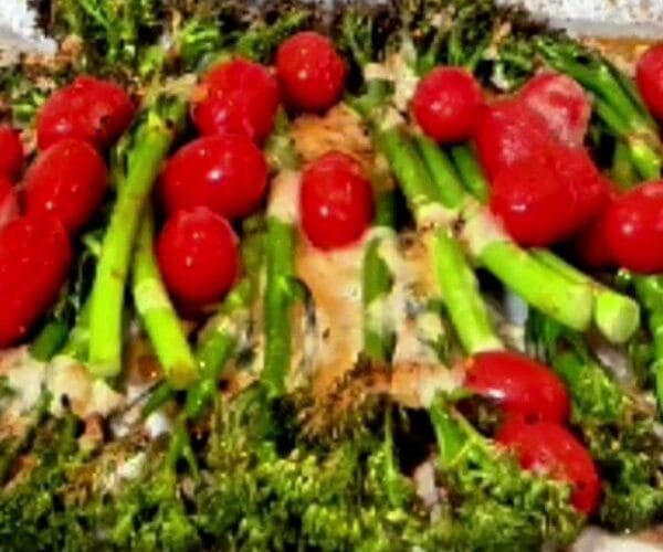 Broccolini baked