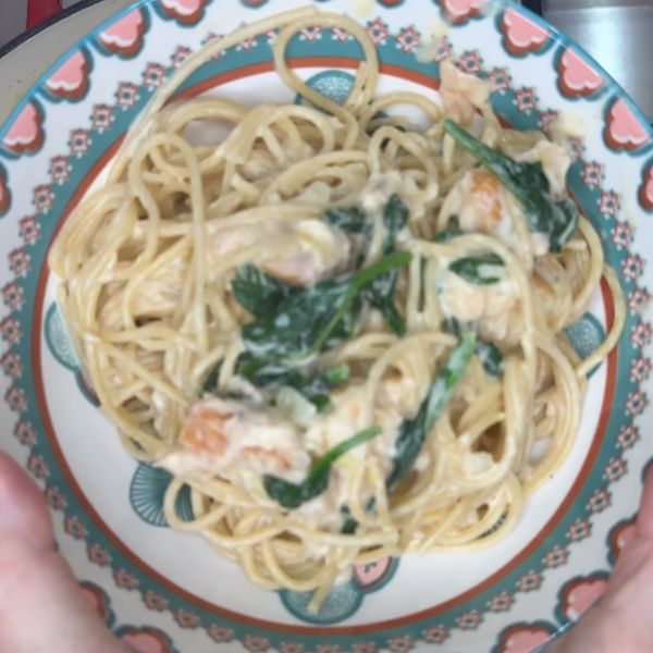 Fasta Pasta Day 12 Smoked Salmon Alfredo