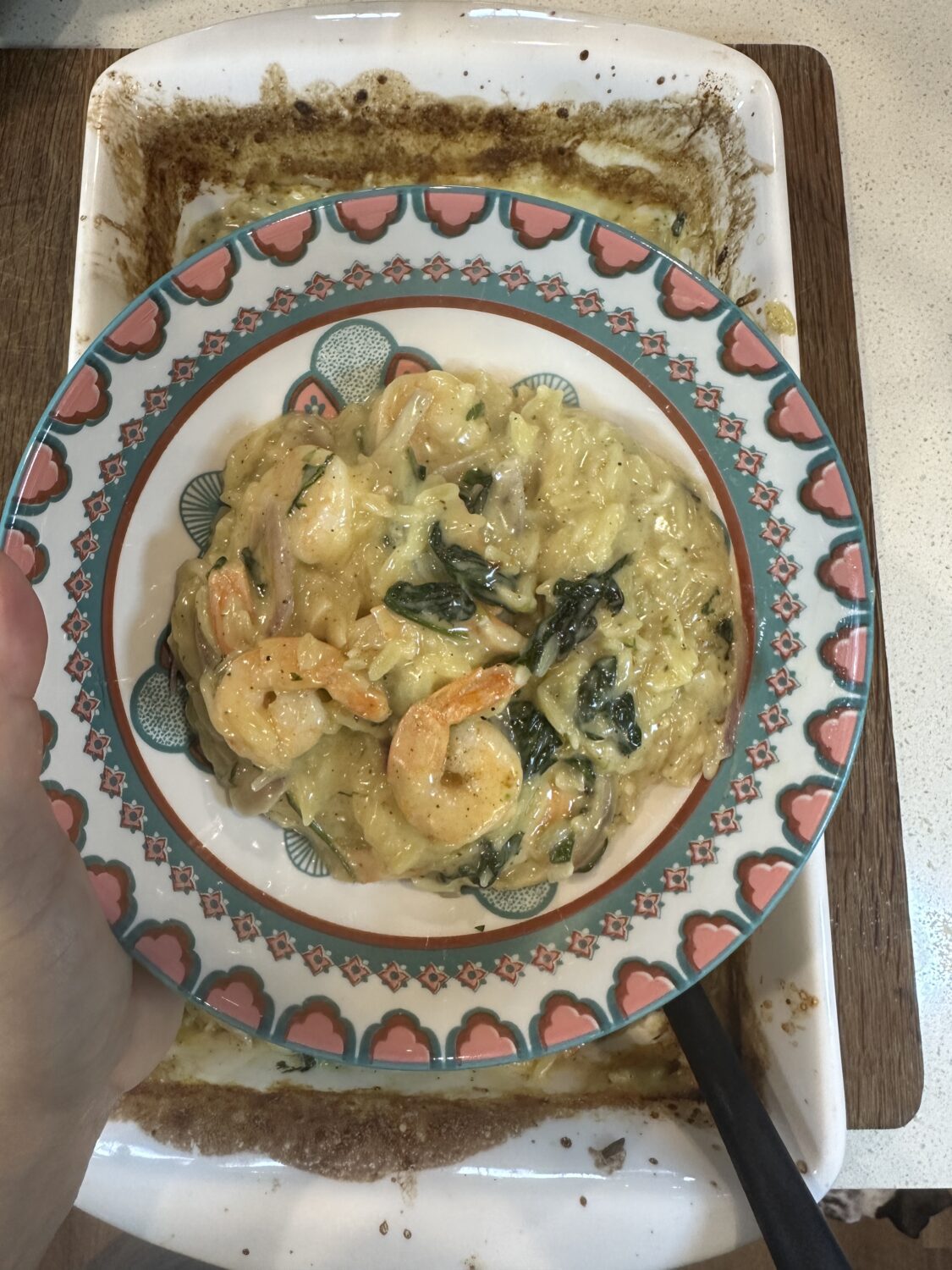 Fasta Pasta Day 6 Creamy Garlic Prawn Risoni Bake HR scaled