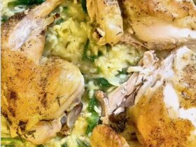 Lemon Chicken Risotto cooked