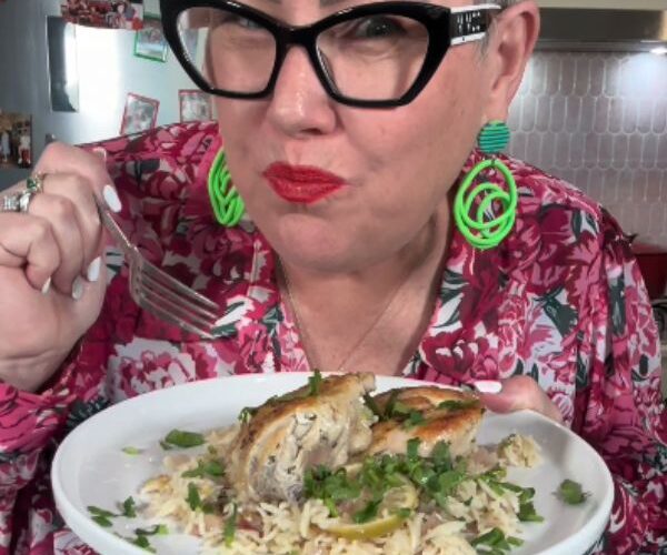 Lime and Coconut chicken served