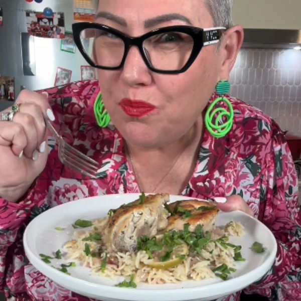 Lime and Coconut chicken served