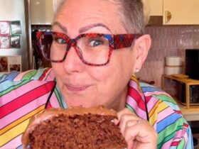 Old Fashioned Chocolate Cake slice