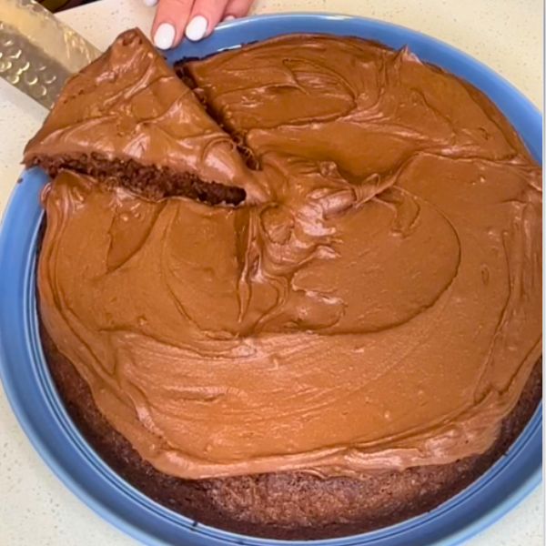 Old Fashioned Chocolate Cake Old Fashioned Chocolate Cake cooked and cut