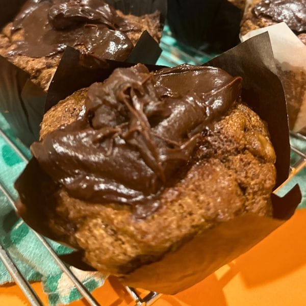 Olympic Chocolate muffins served Olympic Chocolate muffins serving