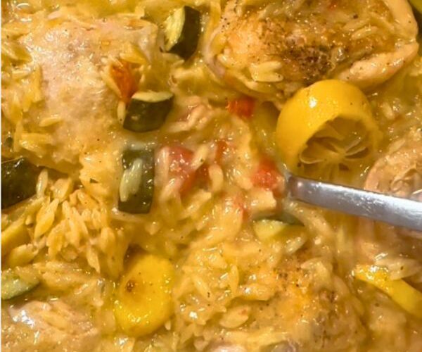 One pan Lemon Chicken Risoni
