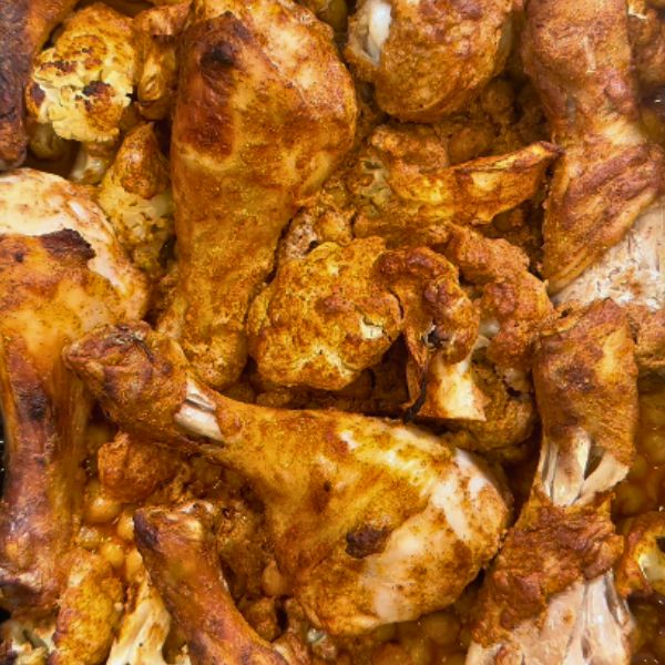 Butter Chicken Tray Bake Butter Chicken Tray Bake cooked