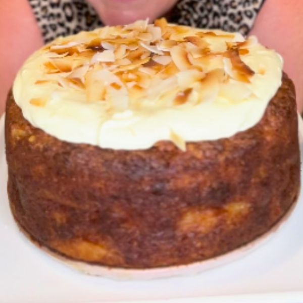 Carrot Cake Chocolate Chips Carrot Cake Chocolate Chips served on plate