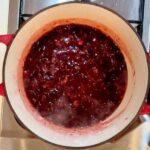 Cranberry Sauce in pot