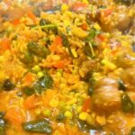 Curry Sausages cooked