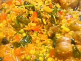 Curry Sausages cooked