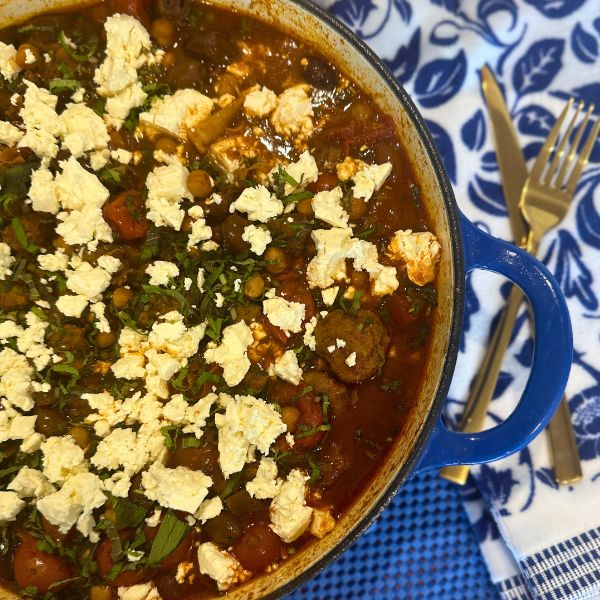 Lamb Tagine served in pot
