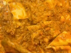 Lasagna Soup cooked