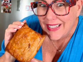 Meat Pies holding