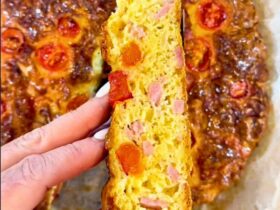 One Cup Quiche sliced