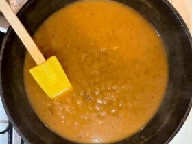Pan Juice Gravy cooking