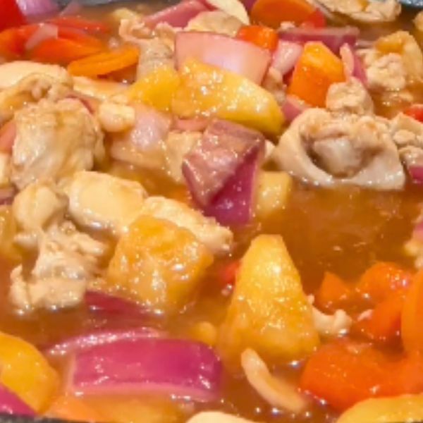 Sweet and Sour Chicken Sweet and Sour Chicken cooked