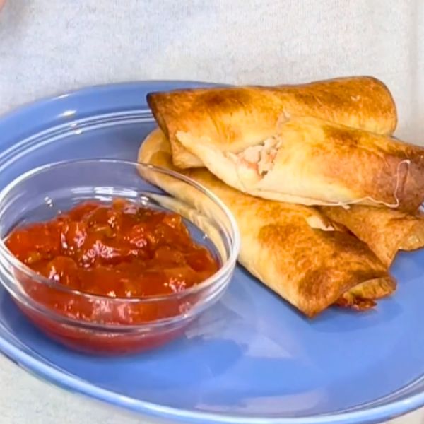 Taquitos served on plate