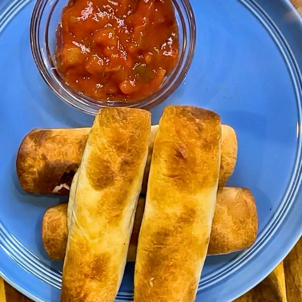 Taquitos Taquitos served on plate