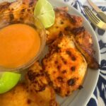 Air Fryer Coconut Chicken served