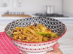 Chicken and Fried Rice in bowl