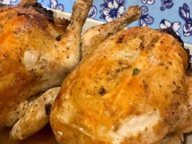 Christmas Roast Chicken cooked