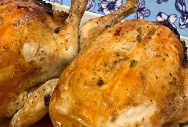 Christmas Roast Chicken cooked