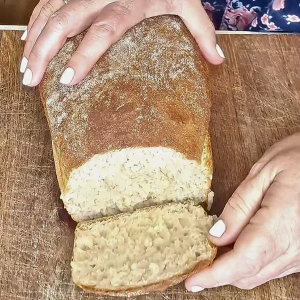 Homemade Bread sliced