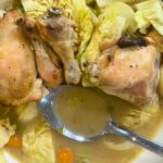 Honey mustard chicken pot roast cooked
