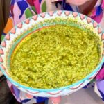 Pesto served