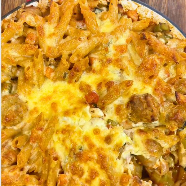 Sausage Pasta Bake (1) cooked