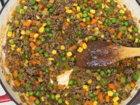 Savoury Mince in pan