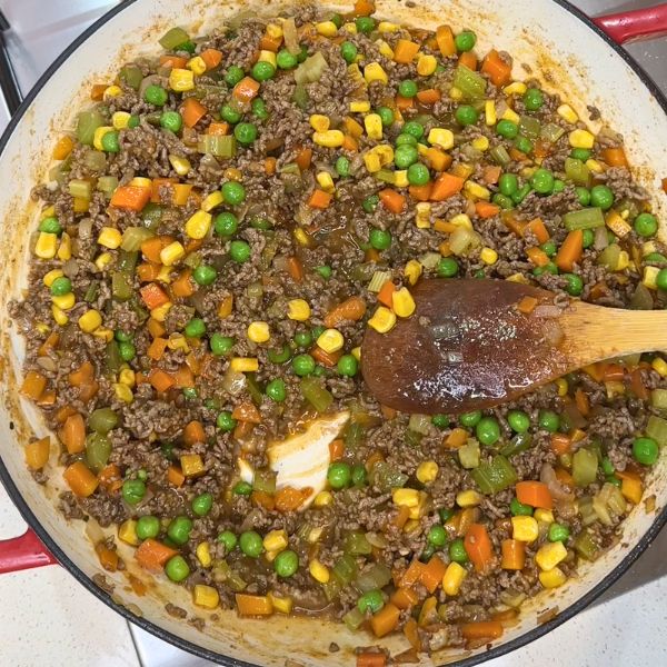 Savoury Mince 1 Savoury Mince in pan