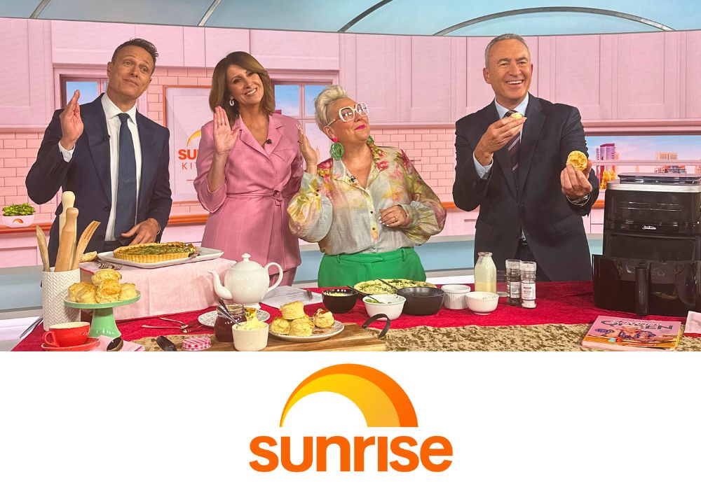 Steph news article Sunrise Royal scones