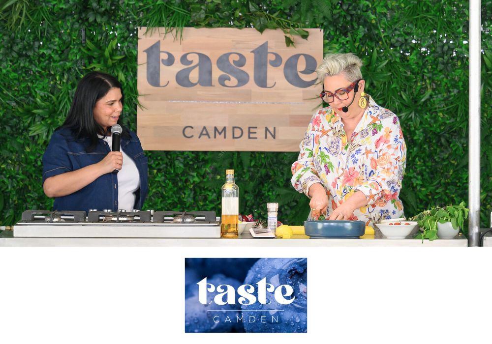 Steph news article Taste Camden cooking demo