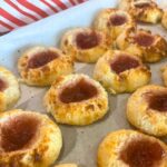 3 ingredient Coconut Jam Drops baked
